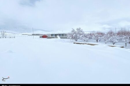 بارش بی‌سابقه برف در کهگیلویه و بویراحمد+تصاویر