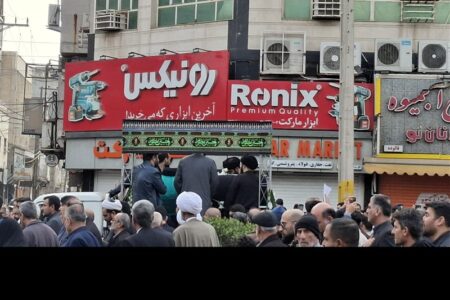 تشییع باشکوه آیت‌الله شفیعی در اهواز؛ حضور گسترده مردم ولایتمدار خوزستان