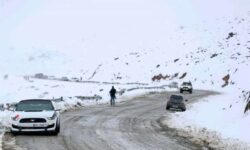 بارش در تمام محورهای استان زنجان + جزئیات