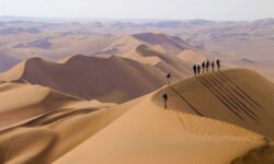 بازدید 130 گردشگر از بیابان جهانی لوت در پاییز