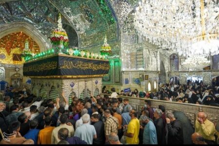 جشن باشکوه ولادت مولود کعبه در حرم امین ولایت