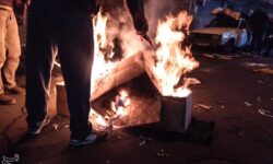 پاسخ قاطع پلیس به اخلالگران در مراسم تشییع در شهرستان ملکشاهی