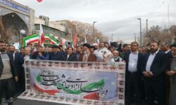 راهپیمایی یوم‌الله 22 بهمن در شهر ری برگزار شد