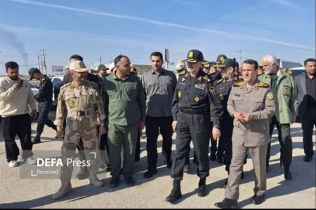سردار رادان به جمع زائران راهیان نور پیوست