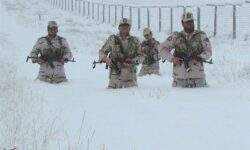 شهادت مرزبان هنگ مرزی سردشت بر اثر سقوط بهمن