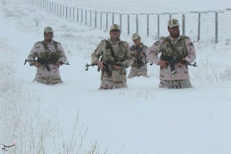 شهادت مرزبان هنگ مرزی سردشت بر اثر سقوط بهمن