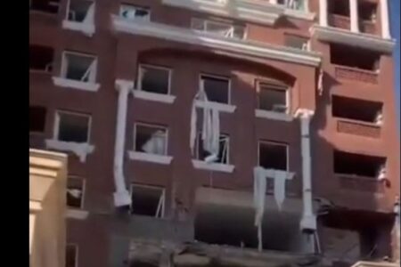 نشت گاز علت حادثه انفجار در بندرعباس/ 14 مصدوم و یک فوتی