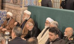 گرامیداشت چهلم شهدای اغتشاشات با حضور رئیس جمهور در حرم مطهر رضوی