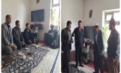 ابلاغ سلام رئیس‌جمهور و وزیرکار در دیدار با خانواده شهید دهگلان