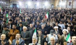 باران هم حریف یاسوجی‌ها نشد؛ بیست‌وششمین شب ایستادگی+تصاویر