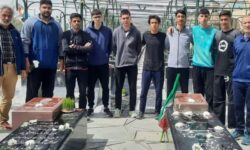 تجدید میثاق دو و میدانی کاران ملی پوش استان با آرمان های شهداء