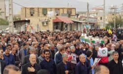 تشییع شهید جواد عالی‌نژاد از شهدای حملات آمریکایی صهیونیستی در خورموج