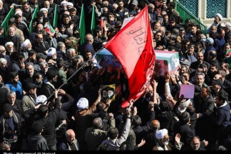 تشییع پیکر شهدای مدافع امنیت در اردبیل