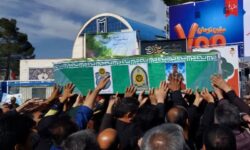 تشییع پیکر مطهر شهید امنیت در قاین/ وداع با اولین شهید «جنگ رمضان»