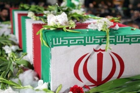 تشییع پیکر مطهر پاسدار رشید سپاه اسلام ابوالفضل خطیب زاده در دامغان