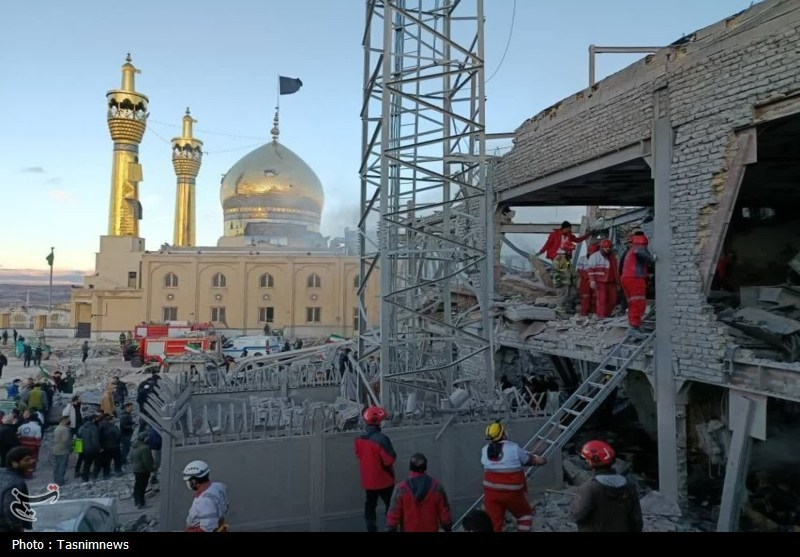 حمله آمریکایی ـ صهیونی به حسینیه اعظم زنجان؛ 3 نفر شهید شدند