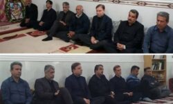 دیدار استاندار بوشهر از خانواده 2 شهید جنگ تحمیلی اخیر در دشتستان