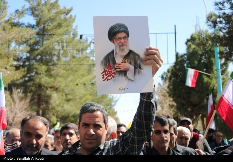 آیت‌الله سید علی خامنه‌ای , شهادت , استان کرمان , اخبار استان کرمان , راهپیمایی , 