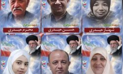 وداع با شش شهید جنگ رمضان در قزوین