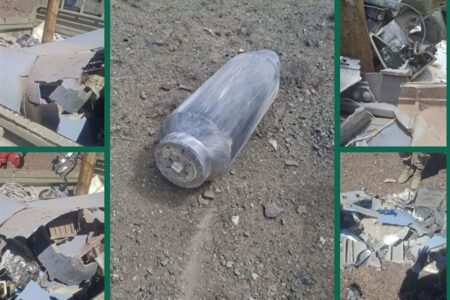 انهدام 5 فروند موشک تاماهاوک و یک فروند کروز در آسمان استان قزوین+عکس