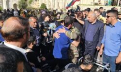 بازگشت 9 تن از دریادلان ناوچه دنا به شیراز + تصاویر