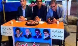 برپایی میز خدمت شبانه اداره صمت کهگیلویه در میدان مرکزی دهدشت