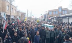 تشییع باشکوه 3 شهید حملات آمریکایی ـ صهیونی در آذربایجان غربی