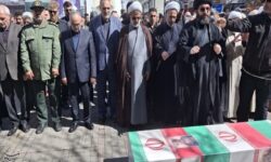 تشییع باشکوه شهید ستار خدابخش در زنجان