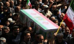 تشییع پیکر شهید اقتدار در اردبیل
