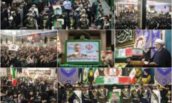 شبی ماندگار در قم؛ وداع باشکوه با سپهبد شهید موسوی در حرم+ عکس