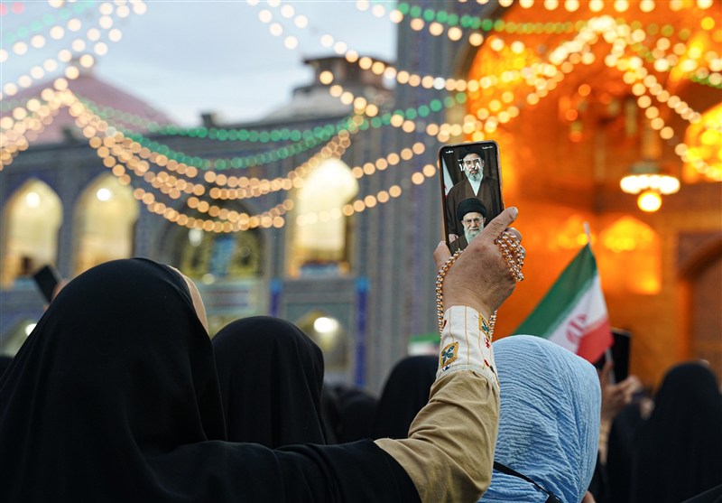 عطر یاس و نذر دل‌ها؛ حرم رضوی غرق در شادی میلاد خورشید هشتم