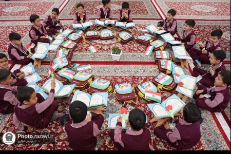 «فرشتگان مقاومت»به یاد شهدای میناب با حضور 12 هزار قرآن‌آموز+تصاویر