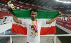 قهرمان دوومیدانی مدال‌هایش را به شهدای جنگ رمضان تقدیم کرد