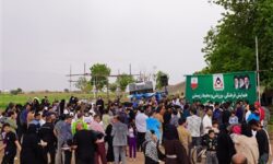 همایش روز جهانی زمین پاک در شهرستان مرزی خواف‌