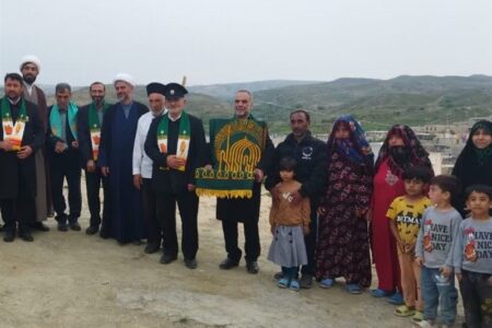 پرچم رضوی در میان مردم اهل سنت راز و جرگلان