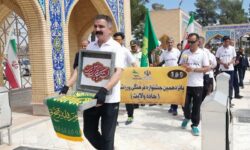 کاروان دوندگان «جاده ولایت» به بردسکن رسید