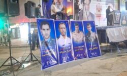 مراسم اربعین شهادت شهدای کوه‌سیاه برگزار شد+تصاویر