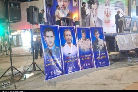 مراسم اربعین شهادت شهدای کوه‌سیاه برگزار شد+تصاویر