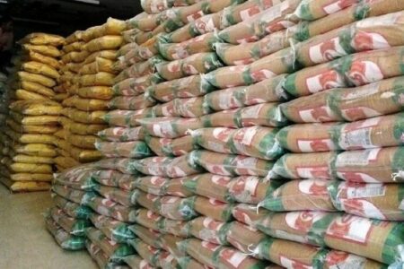 کشف 540 تن محموله برنج قاچاق در گناباد