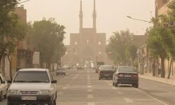 تداوم آلودگی گرد و غبار در یزد؛ وزش باد شدید تا پایان هفته