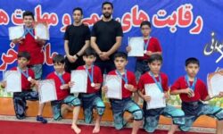 درخشش خردسالان البرزی در رقابت‌های زورخانه‌ای با کسب 10 مدال