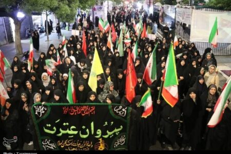 قافله اقتدار حسینی در زنجان به راه افتاد+تصاویر