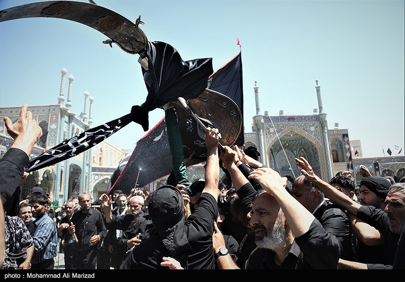 ماه محرم , حسینیه تسنیم , عاشورا , اخبار قم , 