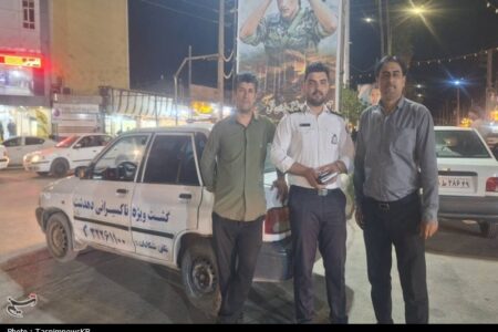 ورود جدی تاکسیرانی به مقابله با مسافرکشی غیرمجاز در شهر دهدشت+تصاویر