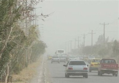 وزش باد شدید و ورود گردوغبار، کیفیت هوای یزد را کاهش می‌دهد