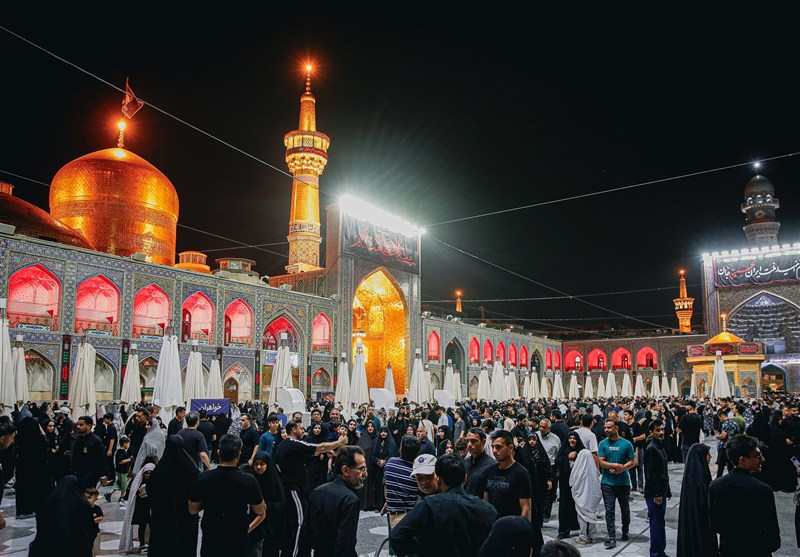 مشهد مقدس , اخبار مشهد , امام رضا (ع) , حرم امام رضا(ع) , آستان قدس رضوی , خراسان رضوی , کربلا , تاسوعا , حسینیه تسنیم , 
