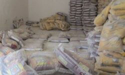 کشف 567 تن برنج احتکارشده‌‌ در جویبار