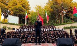 «باید برخاست»؛ فریاد «یالثارات الحسین» نوجوانان خراسانی در رزمایش «بچه محله آقا»