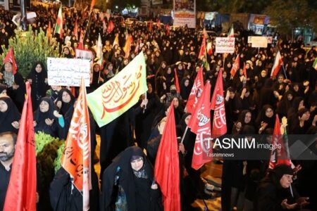 تجمعات شبانه یاسوج به شب 165 رسید؛سوگواری رضوی در خیابان جمهوری+تصاویر